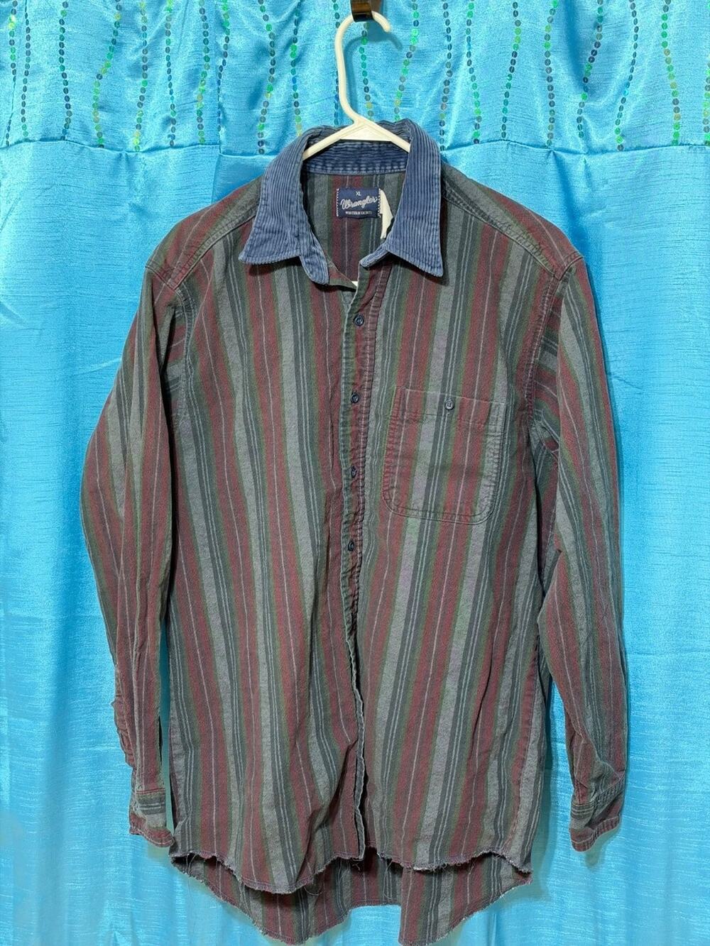Wrangler Button-Up XL Western Back Yoke Mens 1990s